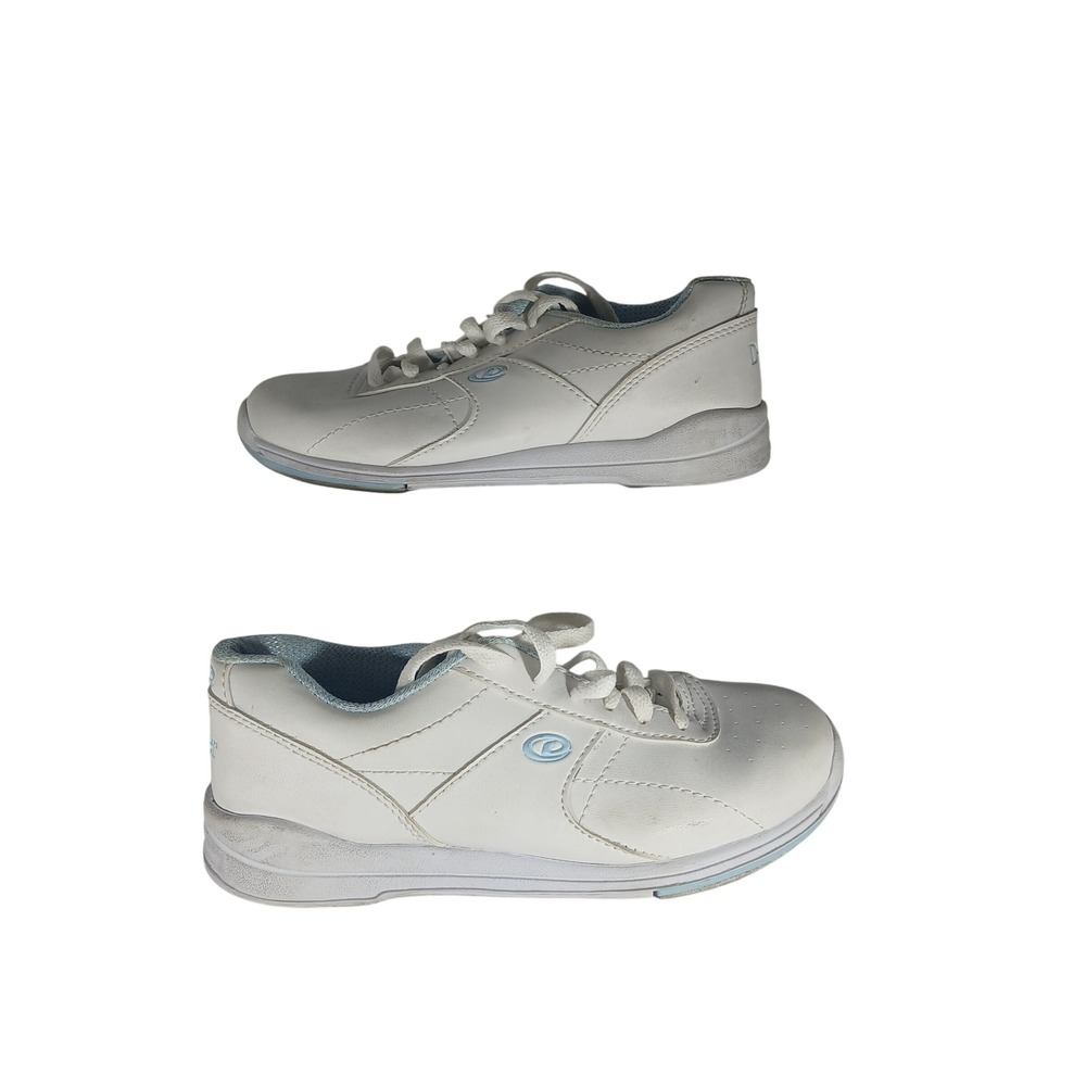 Dexter Raquel III Bowling Shoes 6.5 White Blue Athletic Sporty Performance